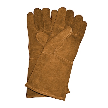 Panacea Panacea Unisex Indoor/Outdoor Fireplace Hearth Gloves Brown One Size Fits All 1 pair 15331